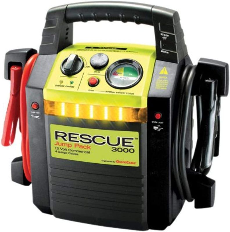 Photo 1 of ***MISSING BATTERY*** Quick Cable 604055-001 Rescue Commercial Jump Pack 3000 Model
