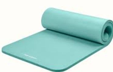 Photo 1 of *72"x24" aqua green foam yoga mat