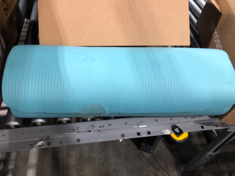 Photo 2 of *72"x24" aqua green foam yoga mat