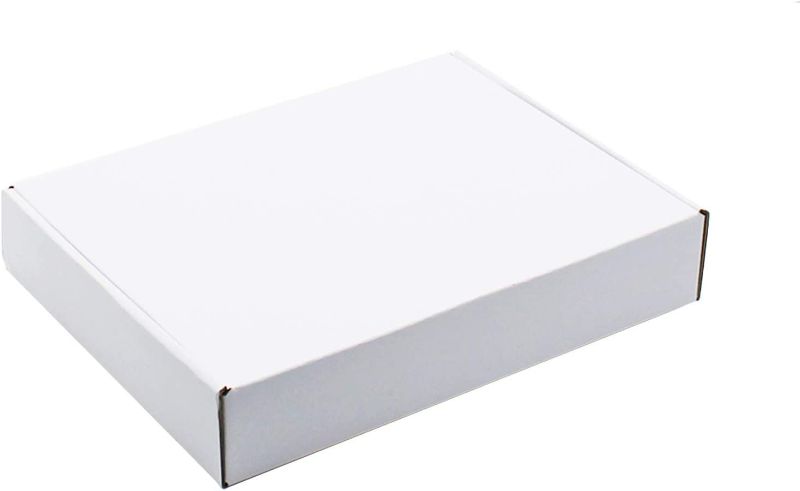 Photo 1 of 11x8x2 inches Shipping Boxes, White Corrugated Cardboard Box Mailer Boxes for Shipping Gift Boxes for Mailing 25 Pcs (11X8X2)
