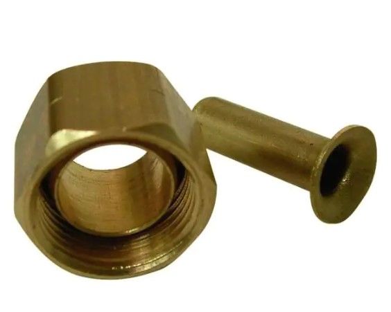 Photo 1 of 10 pack - Everbilt
1/4 in. Compression Brass Nut Fitting