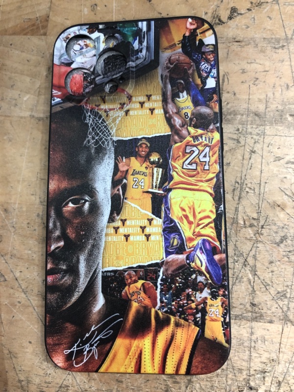 Photo 1 of iPhone 12 Pro Max Case (KOBE TRIBUTE) , Soft Silicone Protective Thin Case Compatible with iPhone 12 Pro Max