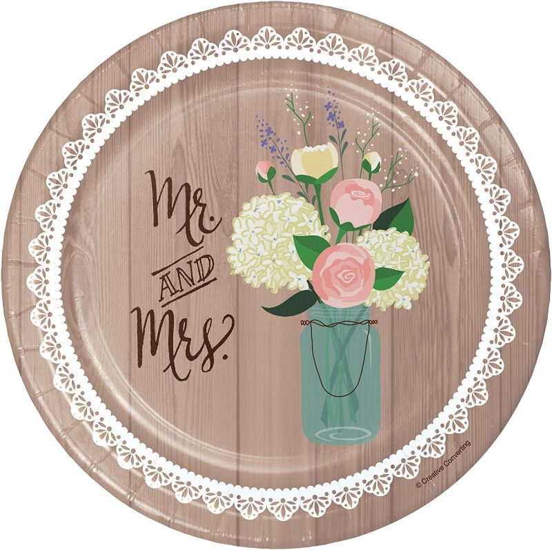 Photo 1 of ** SETS OF 3 **
Rustic Wedding 7 inch Cake/Dessert Plates (8 ct)
0.63 x 6.88 x 6.88 inches

