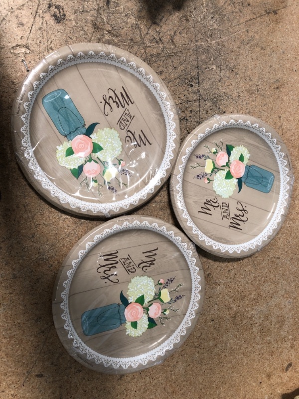 Photo 2 of ** SETS OF 3 **
Rustic Wedding 7 inch Cake/Dessert Plates (8 ct)
0.63 x 6.88 x 6.88 inches

