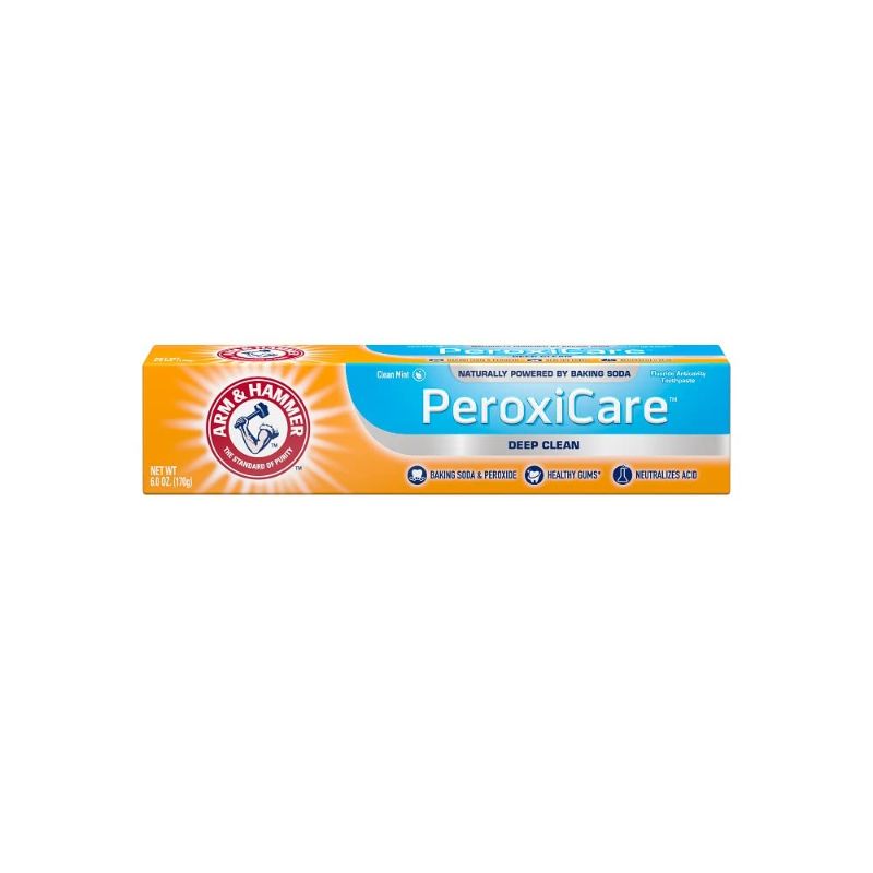 Photo 1 of ** EXP: 12/30/2023 **   ** SETS OF 2 **
Arm & Hammer Dental Care Tartar Control Anti-Cavity Toothpaste with Fluoride Baking Soda & Peroxide, Fresh Mint 6 oz (170 g)
