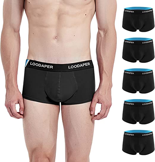 Photo 1 of Men's Underwear Boxer Briefs Cotton Stretchy Comfy No Ride-up Underwear
SIZE: M
Color: Short Leg - 5 Pack - Black

