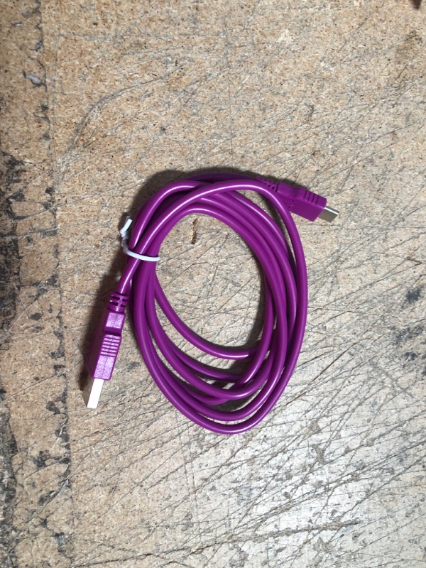 Photo 3 of ECHZOVE Purple Cable Compatible with Nintendo Switch and Switch OLED Model, Purple Accessories for Switch lite
