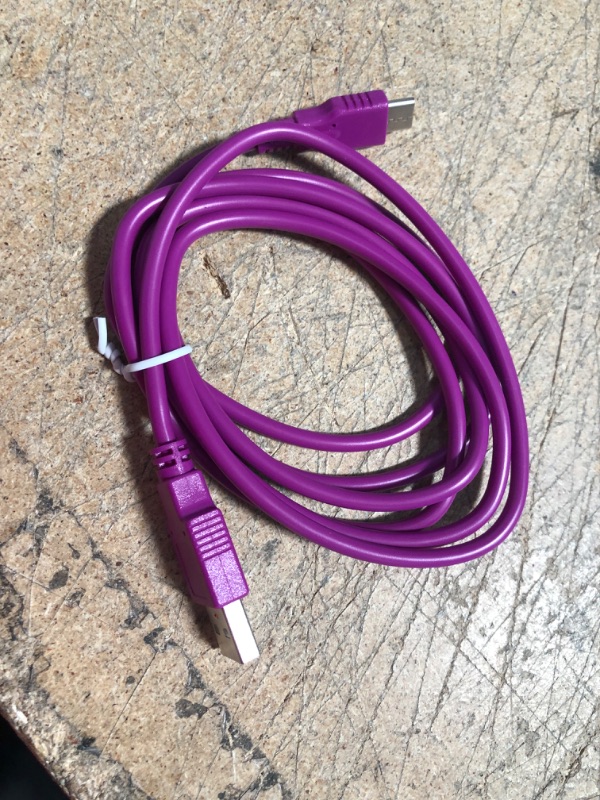 Photo 2 of ECHZOVE Purple Cable Compatible with Nintendo Switch and Switch OLED Model, Purple Accessories for Switch lite
