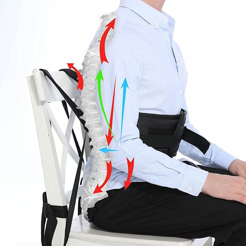 Photo 1 of DFJBYSZ Pull-type Lumbar Support Belt,Men And Women Can Adjust The Waist Belt,Correct Sitting Posture,Doctors Recommend Immediate Relief Of Low Back Pain,Relief Of Lumbar Disc Herniation,Low Back Pain
