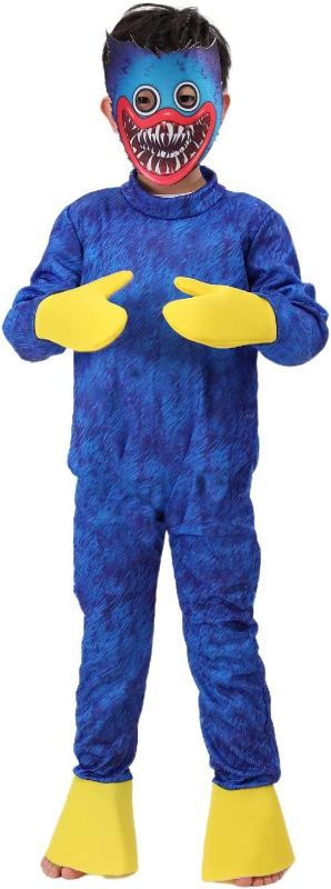 Photo 1 of Huggy Wuggy Cosplay, Poppy Playtime Huggy Wuggy Costume LARGE KIDS 