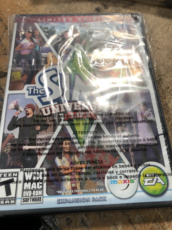 Photo 2 of Electronic Arts Sims 3: University Life EA PC Software 014633198089
