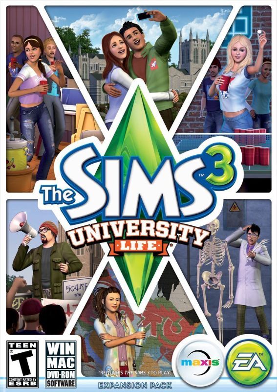 Photo 1 of Electronic Arts Sims 3: University Life EA PC Software 014633198089
