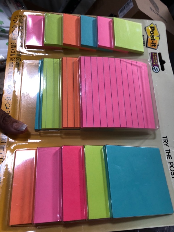 Photo 2 of Post-it Notes Super Sticky Notes, 5 Pads/Pack, 45 Sheets/Pad
