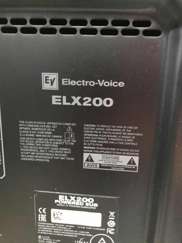 Photo 4 of Electro-Voice ELX200-18SP 18" 1200W Powered Subwoofer
