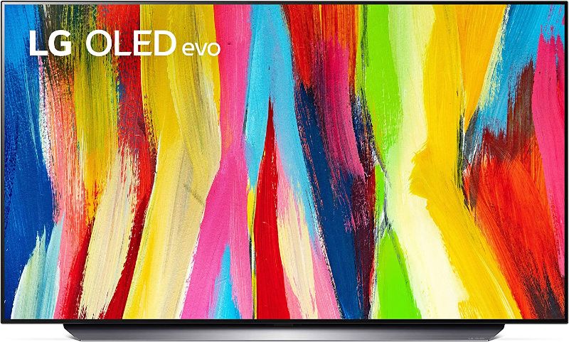 Photo 1 of LG 48-Inch Class OLED evo C2 Series Alexa Built-in 4K Smart TV, 120Hz Refresh Rate, AI-Powered 4K, Dolby Vision IQ and Dolby Atmos, WiSA Ready, Cloud Gaming (OLED48C2PUA, 2022)
