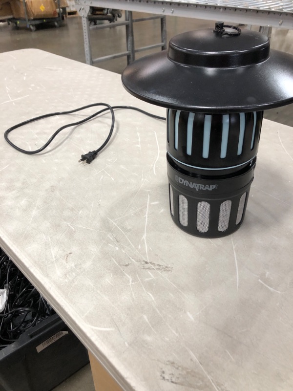 Photo 1 of DynaTrap DT1100SR Mosquito & Flying Insect Trap with Wall Mount – Kills Mosquitoes, Flies, Wasps, Gnats, & Other Flying Insects – Protects up to 1/2 Acre
