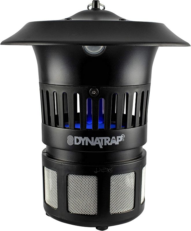 Photo 1 of DynaTrap DT1100SR Mosquito & Flying Insect Trap with Wall Mount – Kills Mosquitoes, Flies, Wasps, Gnats, & Other Flying Insects – Protects up to 1/2 Acre
