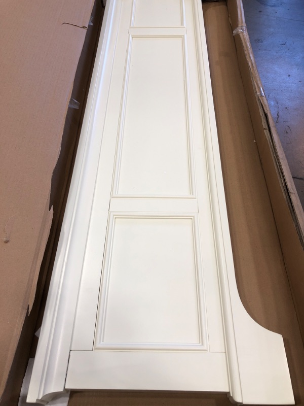 Photo 1 of **MINOR DAMAGE* Home Styles Naples White Queen FOOTBOARD with Mahogany Wood QUEEN