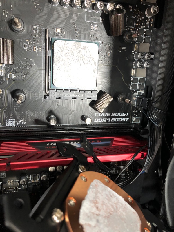 Photo 8 of **POWERS ON DOESNT SHOW DISPLAY* MISSING COMPONENTS* Zotac MEK HERO G1 A5837 Gaming Desktop PC - AMD Ryzen 7 5800X 3.8GHz 1 TERRABYTE HHD  XFX RX 580 4gb
