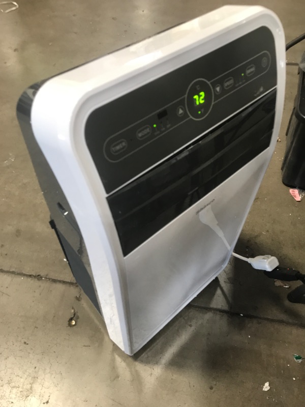 Photo 3 of **DAMAGED* Shinco 10,000 BTU Portable Air Conditioners with Built-in Dehumidifier Function, Fan Mode, Quiet AC Unit Cools Rooms to 300 sq.ft, LED Display, Remote Control, Complete Window Mount Exhaust Kit
