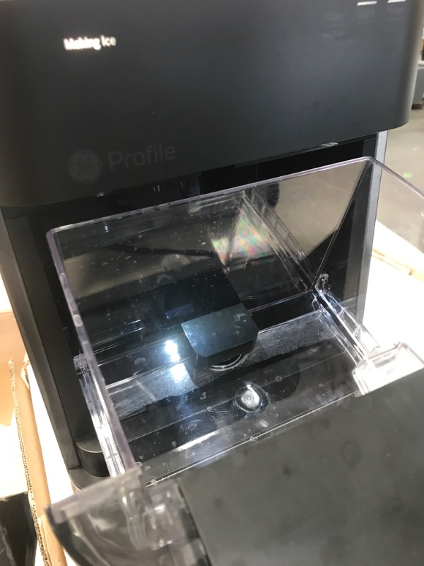 Photo 4 of **MISISNG PARTS**UNIT MAKES NOISE WHEN ON** GE Profile Opal 2.0 | Countertop Nugget Ice Maker with Side Tank | Ice Machine with WiFi Connectivity | Smart Home Kitchen Essentials | Black Stainless
