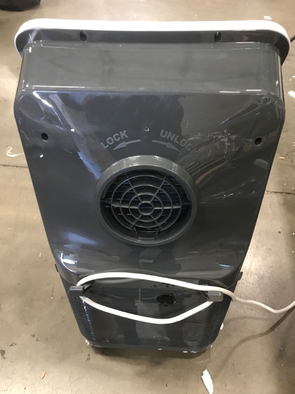 Photo 6 of **MISSING PARTS**MINOR SCRATCHES**  SereneLife SLPAC10 Portable Air Conditioner Compact Home AC Cooling Unit with Built-in Dehumidifier & Fan Modes, Quiet Operation, Includes Window Mount Kit, 10,000 BTU, White
