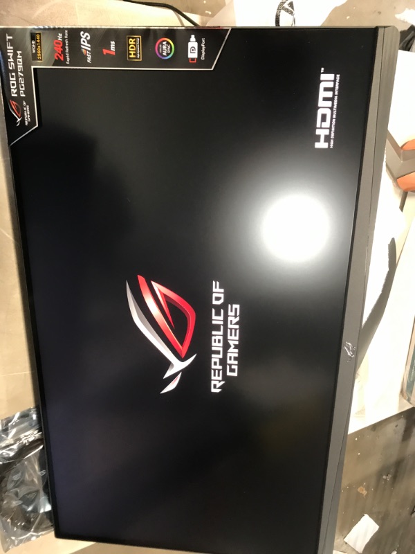 Photo 2 of ASUS ROG Swift 27” 1440P Gaming Monitor (PG279QM) - WQHD (2560 x 1440), Fast IPS, 240Hz, 1ms, G-SYNC, NVIDIA Reflex Latency Analyzer, DisplayHDR400, Eye...
