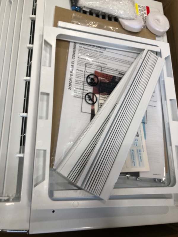 Photo 4 of ***PARTS ONLY*** GE Profile Ultra Quiet Window Air Conditioner 8,100 BTU, WiFi Enabled Energy Efficient for Medium Rooms, Easy Installation with Included Kit, 8K Window AC Unit, Energy Star, White
