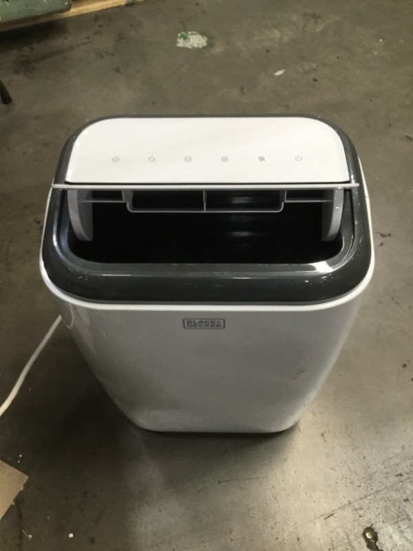 Photo 2 of **PARTS ONLY**
BLACK+DECKER 8,000 BTU Portable Air Conditioner with Remote Control, White
