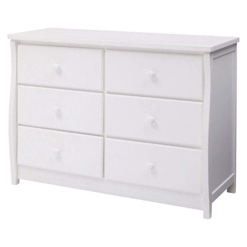 Photo 1 of **PARTS ONLY HEAVY DAMAGE* REVIEW PHOTOS* ** Delta Children Clermont 6-Drawer Dresser - Bianca
