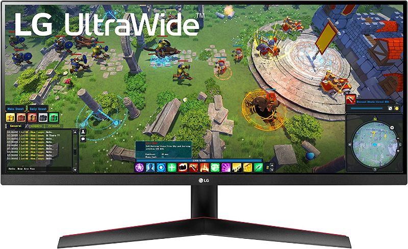 Photo 1 of **Non Functional Tested** LG 29WP60G-B UltraWide Monitor 29" 21:9 FHD (2560 x 1080) IPS Display, sRGB 99% Color Gamut, HDR 10, USB Type-C Connectivity, 3-Side Virtually Borderless Display - Black
