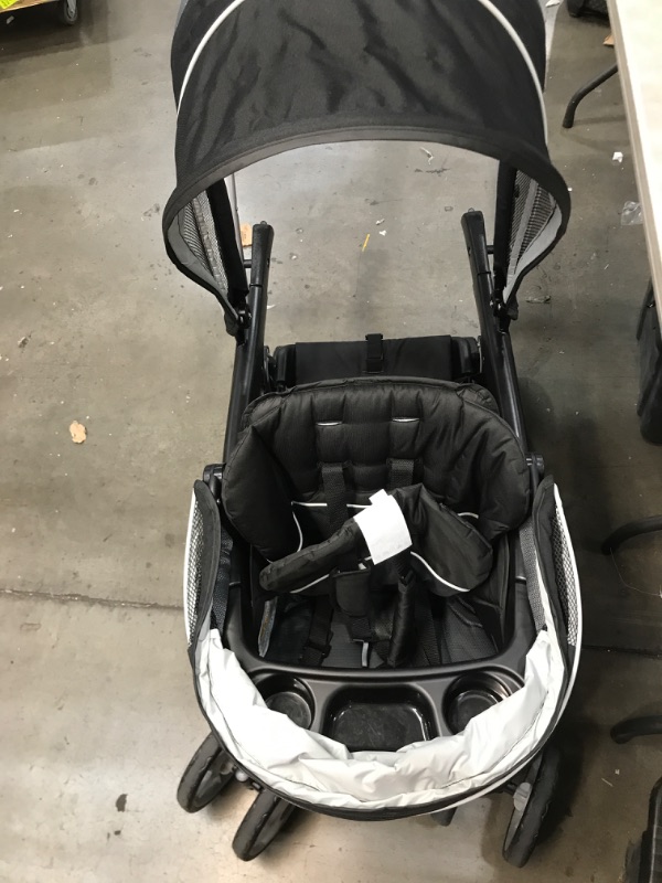 Photo 5 of **MISSING PARTS** Graco Ready2Grow LX Stroller | 12 Riding Options | Accepts 2 Graco SnugRide Infant Car Seats, Glacier
