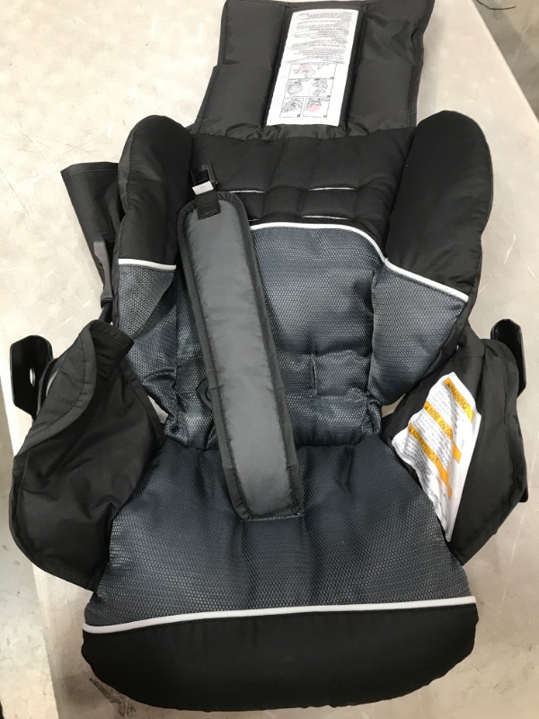 Photo 1 of **MISSING PARTS** Graco Ready2Grow LX Stroller | 12 Riding Options | Accepts 2 Graco SnugRide Infant Car Seats, Glacier
