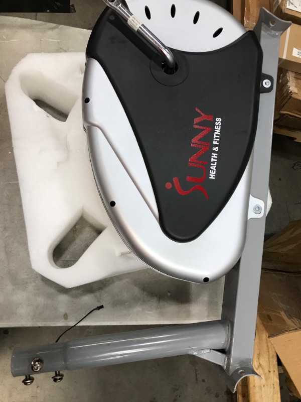 Photo 8 of **MISSING PARTS* MINOR DAMAGE* Sunny Health & Fitness Essentials Series Elliptical Machine Cross Trainer with Optional Exclusive SunnyFit™ App and Smart Bluetooth Connectivity
