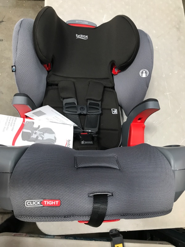 Photo 2 of Britax Grow with You ClickTight Harness-2-Booster Car Seat, Cobblestone SafeWash
