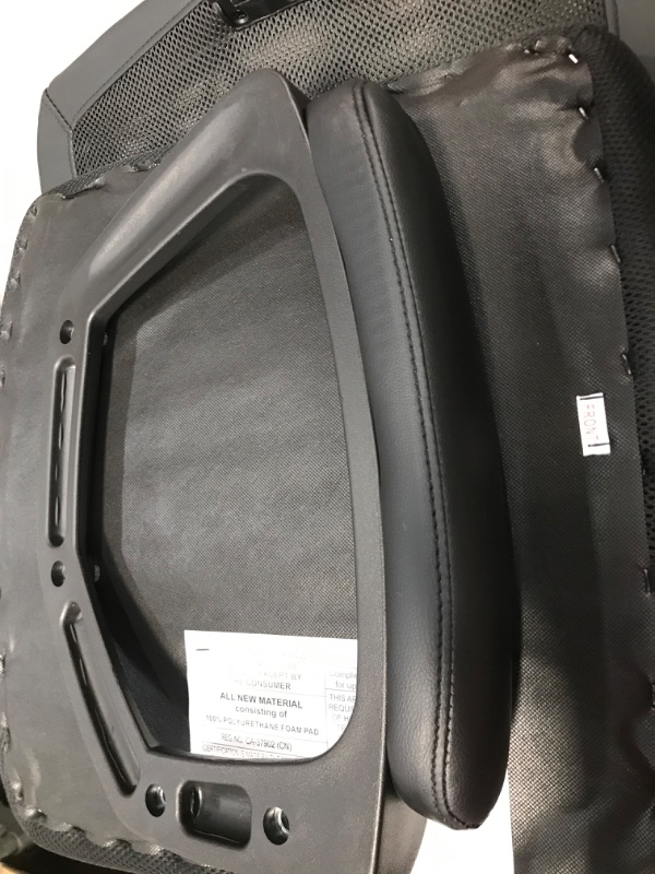 Photo 1 of Desk Chair, Ergonomic Mesh Office Chair High Back Computer Chair with Adjustable Headrest,Lumbar Support, Tilt Function,Swivel Rolling, Soft PU Armrest Task...
