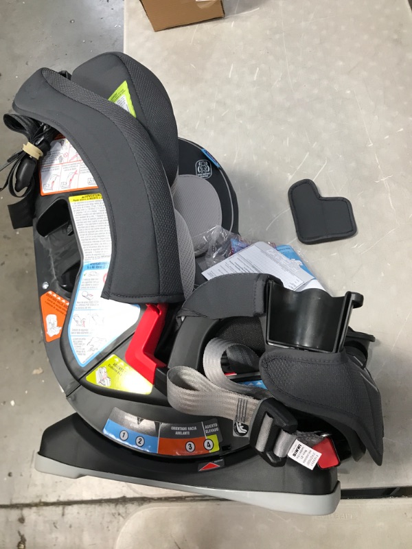 Photo 2 of Graco SlimFit 3 in 1 Car Seat -Slim & Comfy Design Saves Space in Your Back Seat, Darcie, One Size
