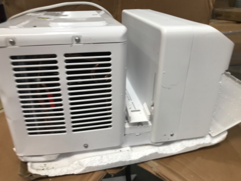 Photo 2 of **DAMAGED* Midea 8,000 BTU U-Shaped Smart Inverter Window Air Conditioner–Cools up to 350 Sq. Ft., Ultra Quiet with Open Window Flexibility, Works with Alexa/Google...
