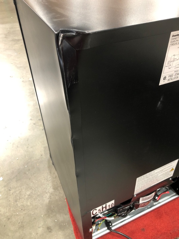 Photo 5 of ***DAMAGED** Danby 4.4 Cu. Ft. Compact Freezerless Refrigerator in Black

