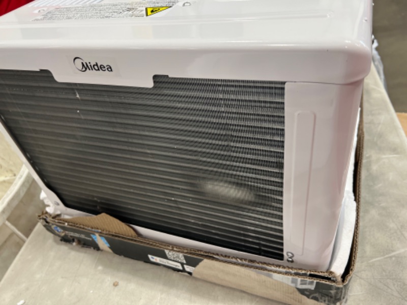 Photo 2 of Midea 10,000 BTU U-Shaped Smart Inverter Window Air Conditioner–Cools up to 450 Sq. Ft., Ultra Quiet with Open Window Flexibility, Works with Alexa/Google Assistant, 35% Energy Savings, Remote Control
