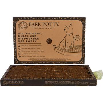 Photo 1 of Bark Potty Natural Disposable Dog Potty Pad, 16x24-in

