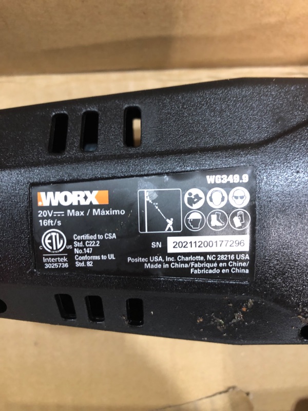 Photo 4 of **TOOL ONLY***WORX WG349 20V Power Share 8" Pole Saw with Auto Tension
