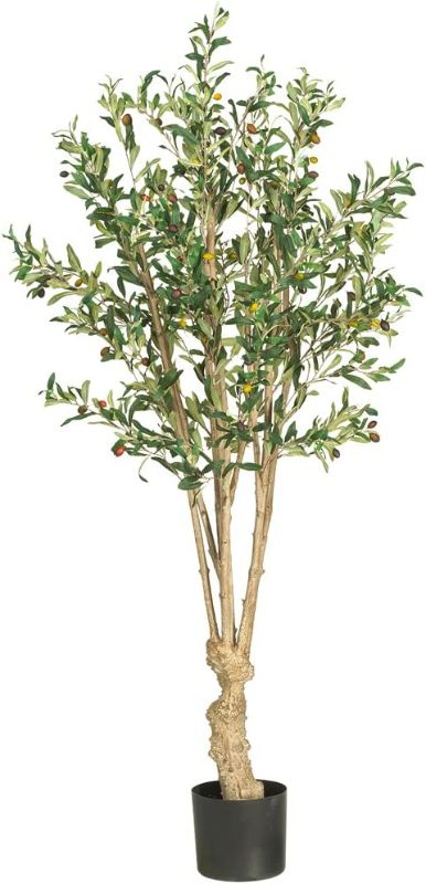Photo 1 of ***damaged***
Nearly Natural 5258 Olive Silk Tree, 5-Feet, Green, 30 x 30 x 55 inches
