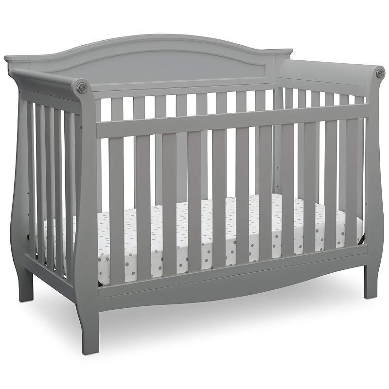 Photo 1 of Delta Children Lancaster 4-in-1 Convertible Baby Crib, Grey
