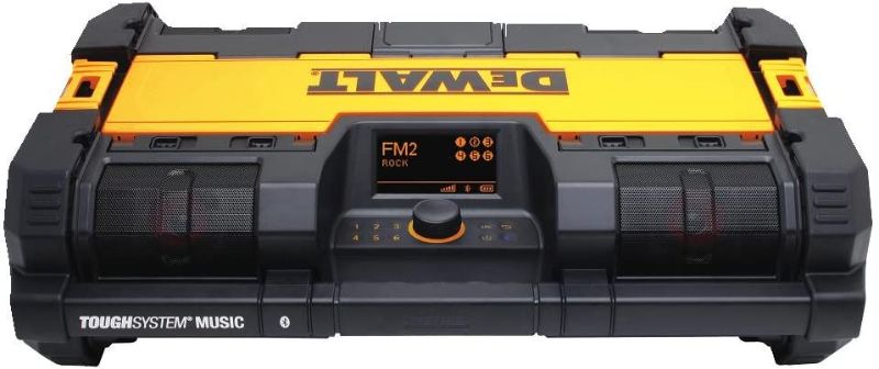 Photo 1 of DEWALT ToughSystem Radio and Battery Charger, Bluetooth Music Player (DWST08810)
