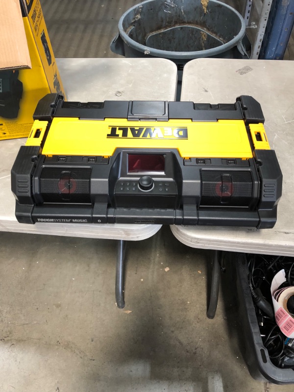 Photo 6 of DEWALT ToughSystem Radio and Battery Charger, Bluetooth Music Player (DWST08810)
