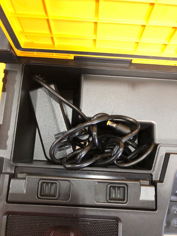 Photo 5 of DEWALT ToughSystem Radio and Battery Charger, Bluetooth Music Player (DWST08810)
