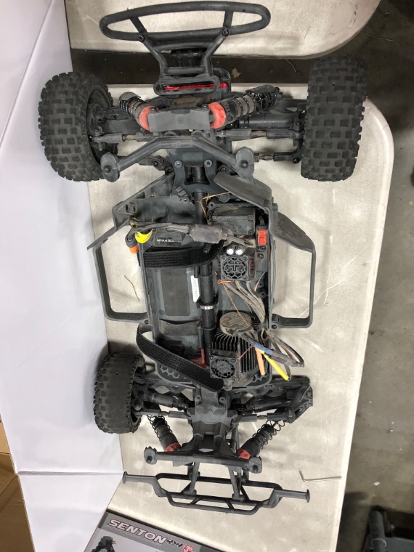 Photo 2 of ARRMA 1/10 SENTON 4X4 V3 3S BLX Brushless Short Course Truck RTR (Transmitter and Receiver Included, Batteries and Charger Required ), Red, ARA4303V3T2
