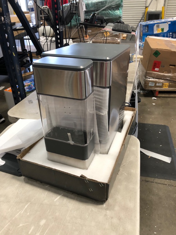 Photo 2 of ***PARTS ONLY*** GE Profile Opal | Countertop Nugget Ice Maker with Side Tank | Portable Ice Machine Makes up to 24 lbs. of Ice Per Day | Stainless Steel Finish
