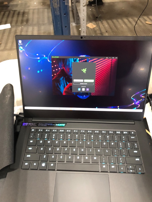 Photo 2 of Razer Blade 14 Gaming Laptop: AMD Ryzen 9 5900HX 8 Core, NVIDIA GeForce RTX 3080, 14" QHD 165Hz, 16GB RAM, 1TB SSD - CNC Aluminum - Chroma RGB - THX Spatial Audio - Vapor Chamber Cooling
